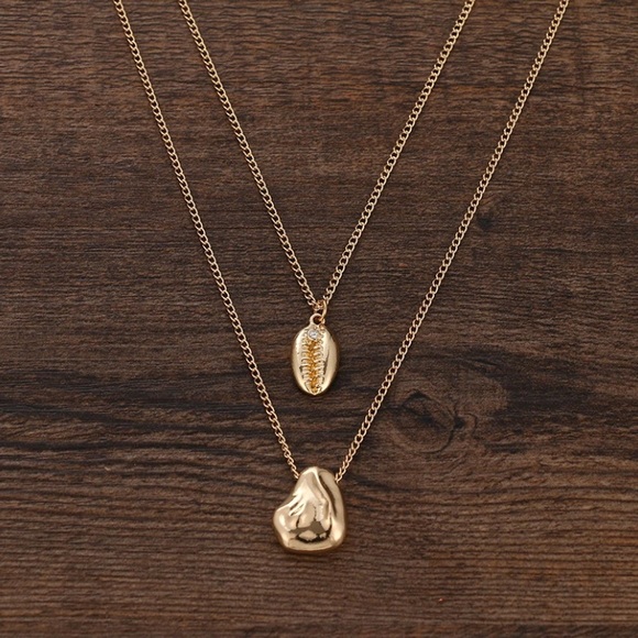 🎉Trendy Boho Shell Multi Layer Necklace - Picture 5 of 8